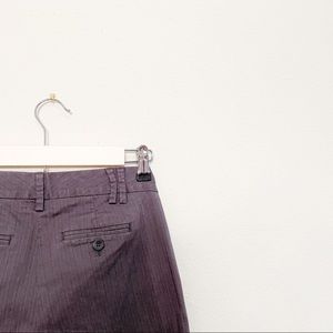 BROWN CROPPED GAP TROUSERS